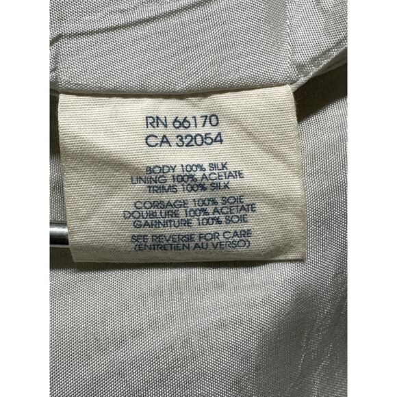 Edme & Esyllte Anthropologie Dress Women Medium Geo Scarf Print 100% Silk Boho - Picture 7 of 9